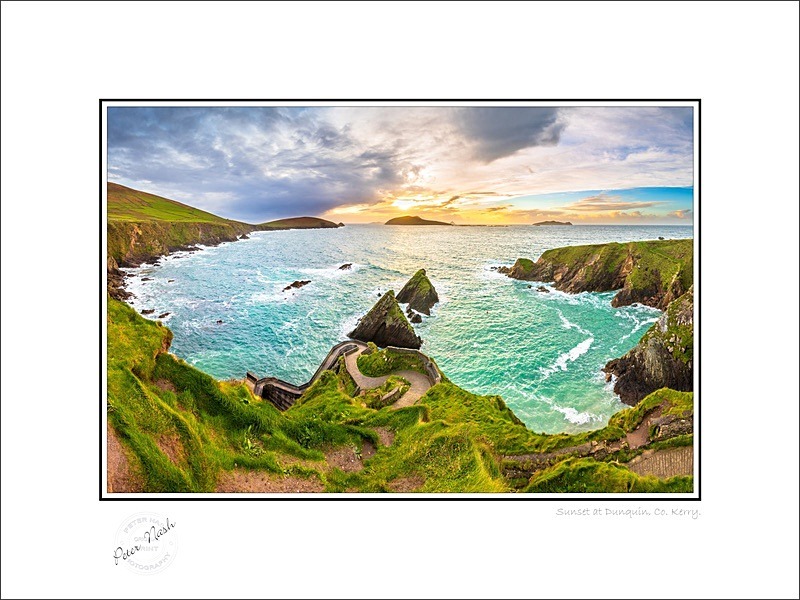 01 9x12 2023-749Cp Sunset at Dunquin Co Kerry - Kerry