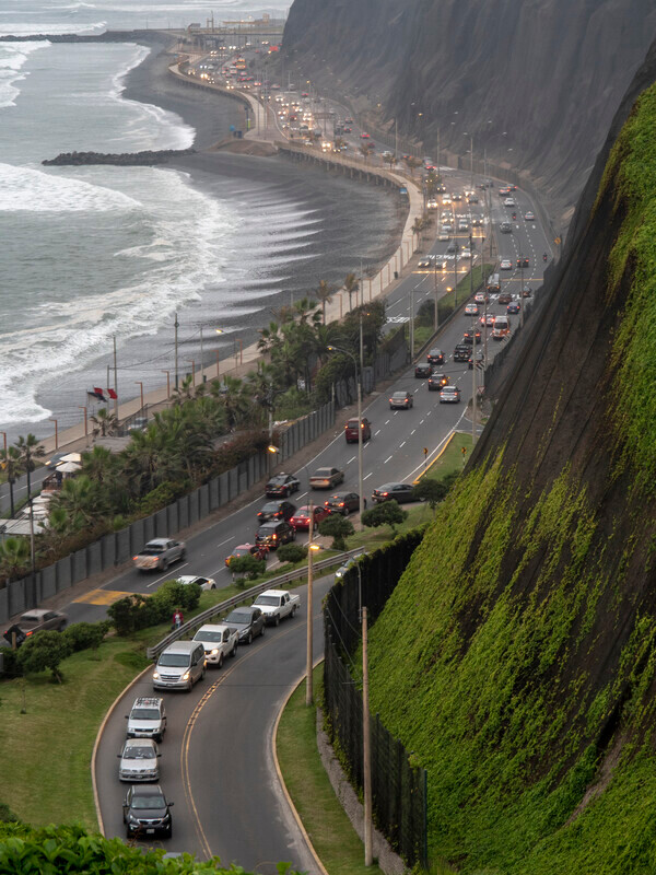 Driving into Lima - Peru