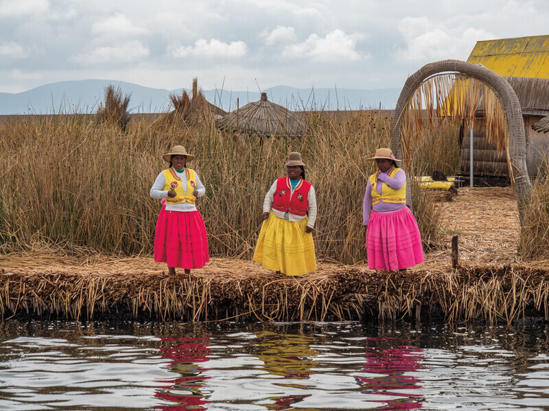 Lake Titicaca Greeting - Peru