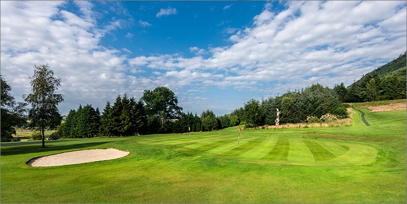 1st & 5th panorama - Tillicoultry Golf Club