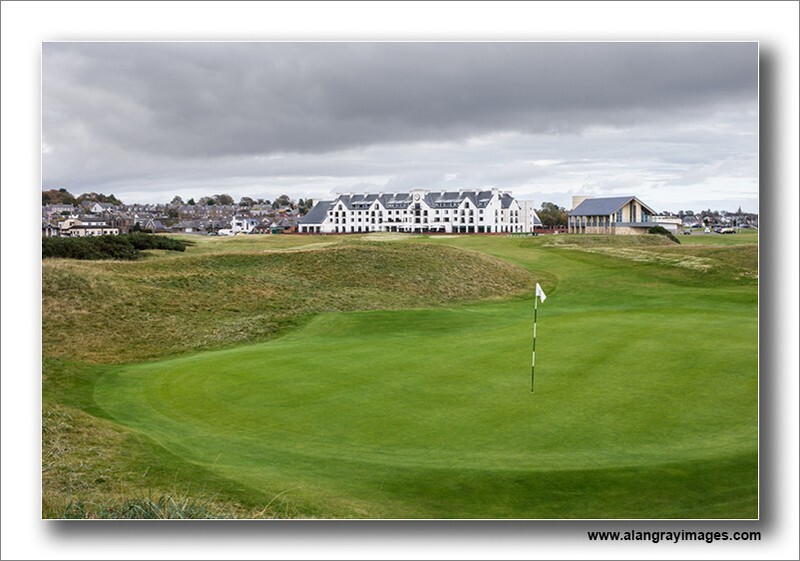 1st green - Carnoustie