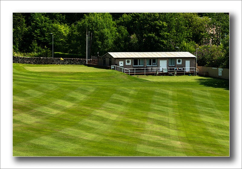 9th Waterworks green  clubhouse - Alva Golf course