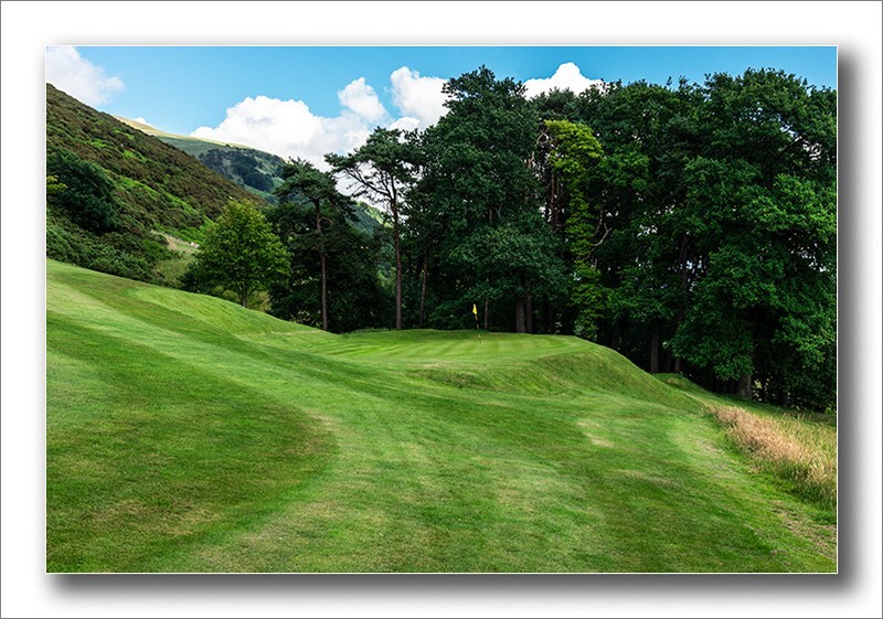 4th green Wilsons wood 130 yard par 3 - Alva Golf course
