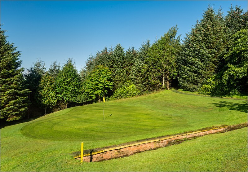 6th & 15th holes close up - Tillicoultry Golf Club