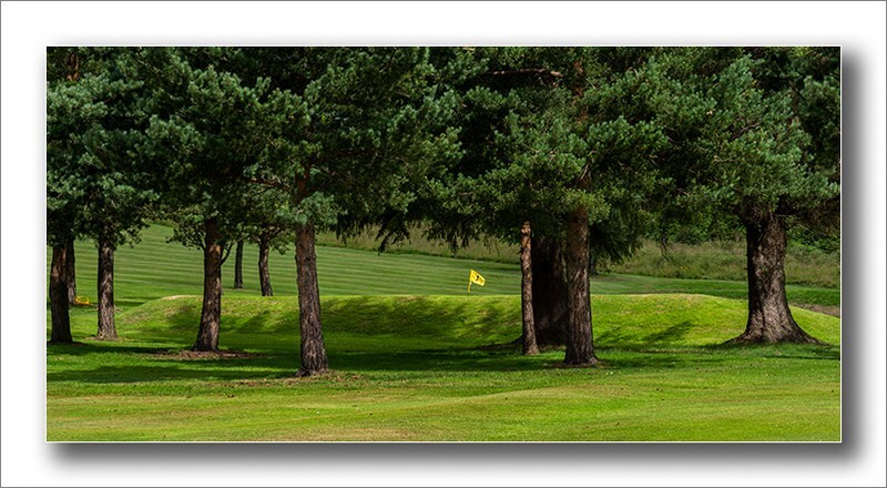 1st green panorama - Alva Golf course