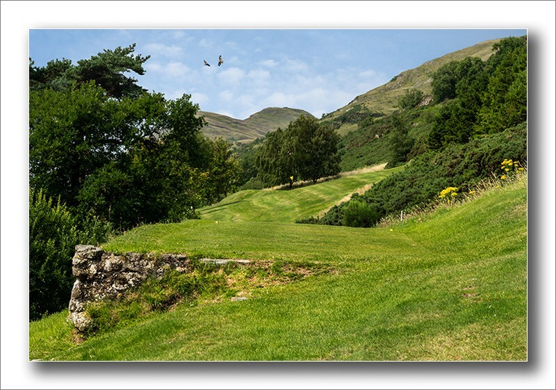 3rd hole The Whins members tee - Alva Golf course
