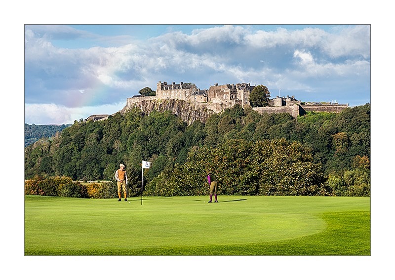 castle view 1 - Stirling (Kings park) Golf course
