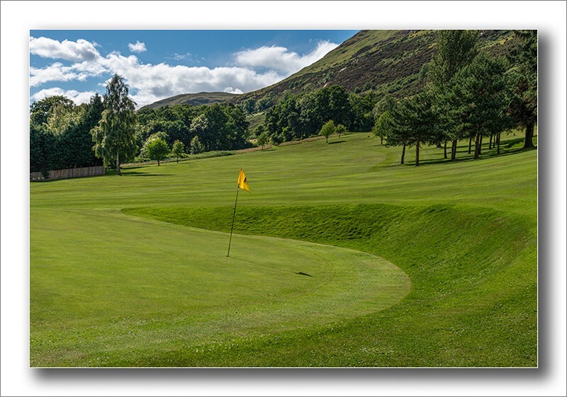 5th Barnaigh looking back - Alva Golf course