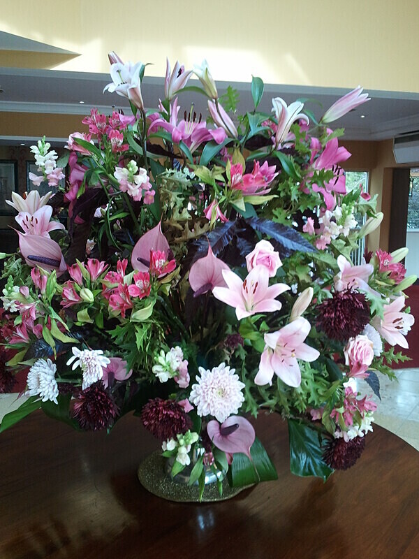 3 - Pink large arangement - Corporate and Event Flowers
