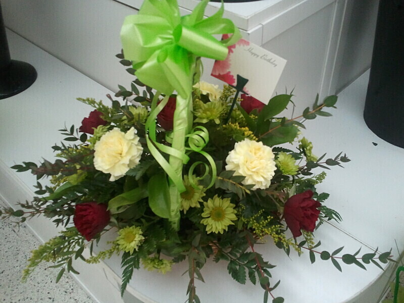 9 - Small basket - Funeral and Remembrance Flowers