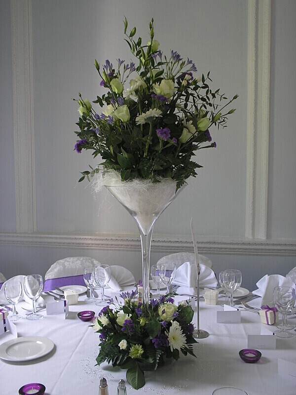 5 - Extra large glass event display - Corporate and Event Flowers
