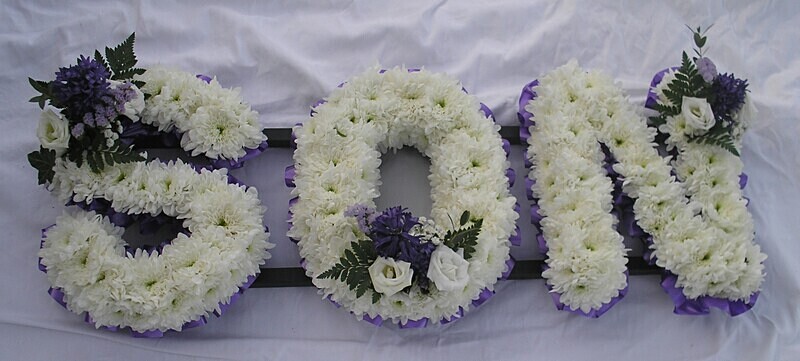 16 - Letters - Son - Funeral and Remembrance Flowers