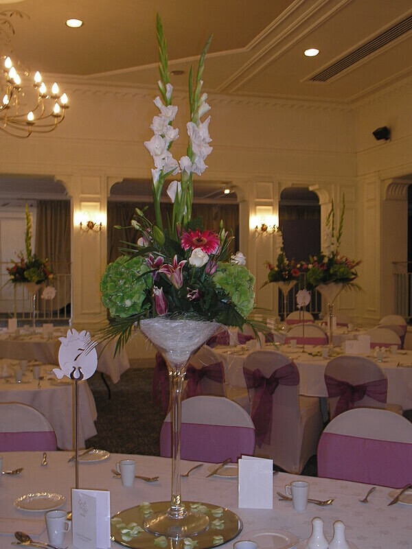 6 -Gladioli hydranga display - Corporate and Event Flowers