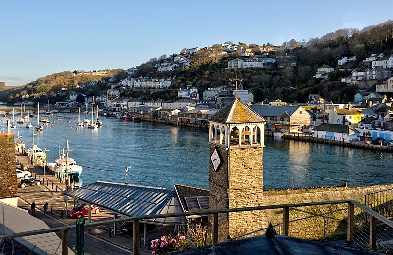 Looking down on the River Looe - Photos of Looe