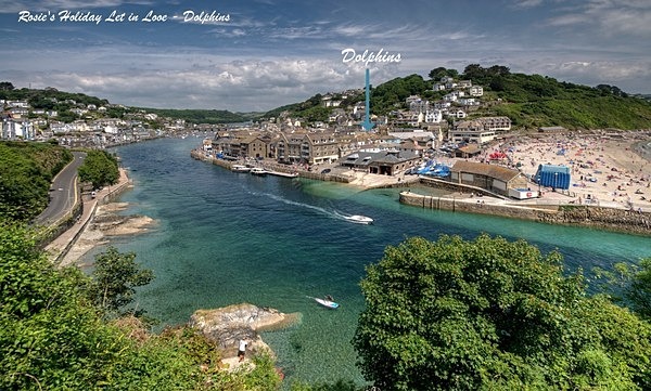 Looking down on the river from Hannafore - Photos of Looe