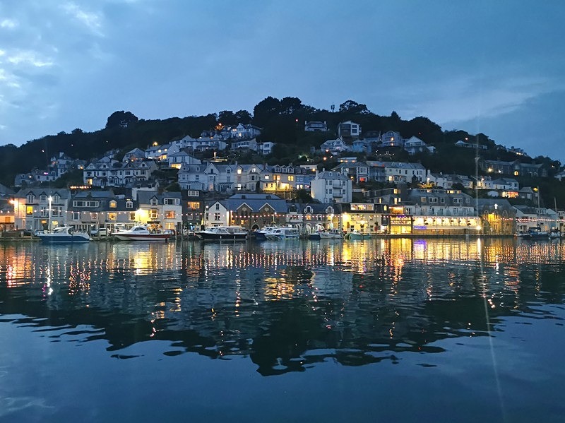 Night time reflections on the river 4 - Photos of Looe