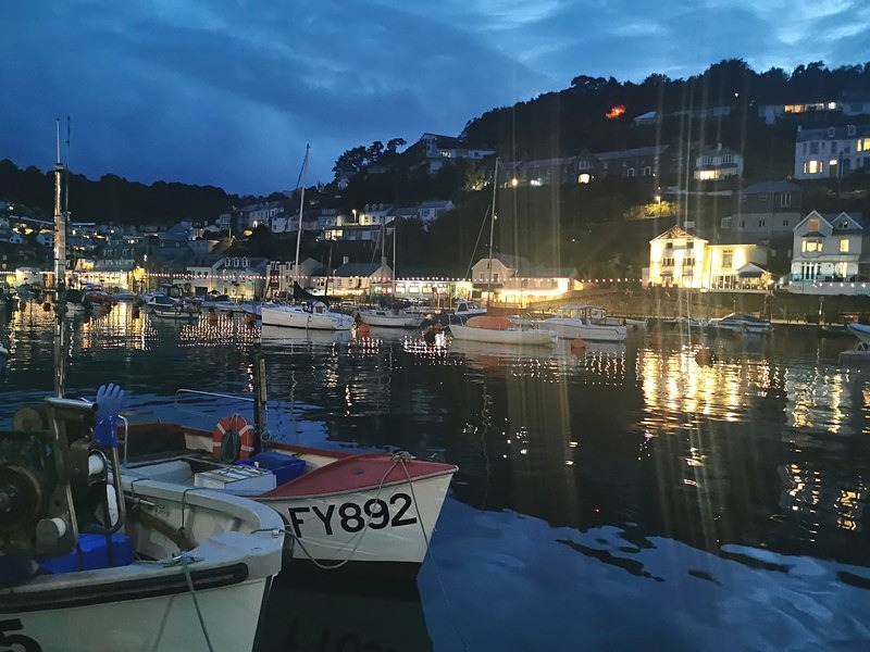 Night time reflections on the river 5 - Photos of Looe