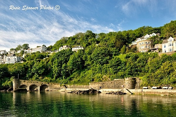 View from the river slipway close to Dolphins - Photos of Looe