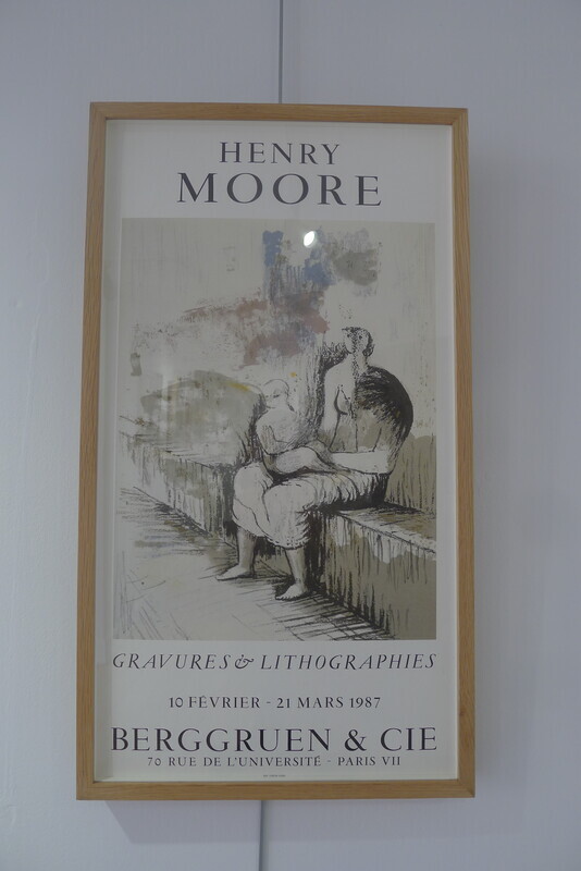 HENRY MOORE - BERGGRUEN ET CIE - GRAVURES & LITHOGRAPHIES - ADVERTISM