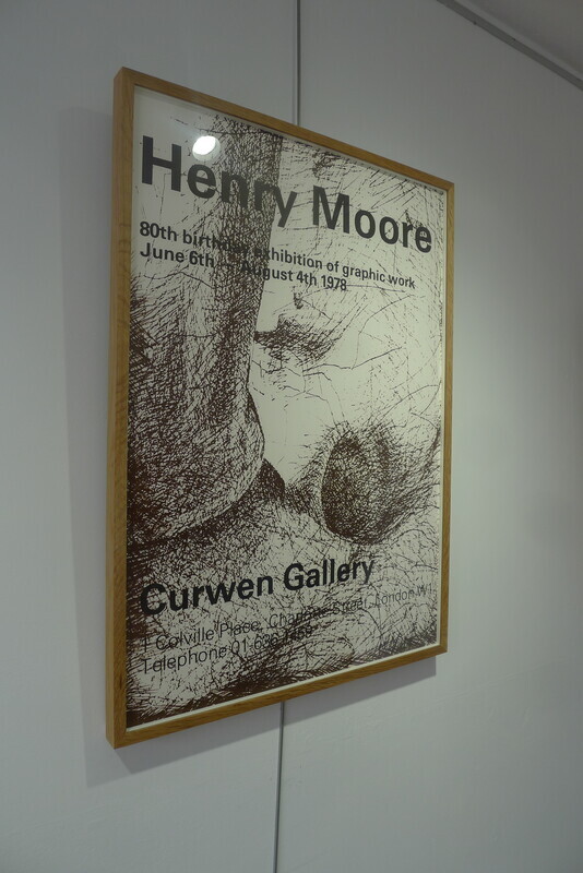HENRY MOORE - 80TH BIRTHDAY EXHIBITION OF GRAPHIC WORKS - ADVERTISM