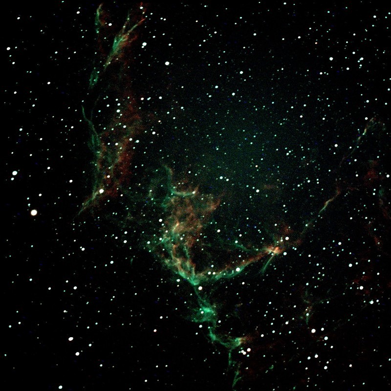 Veil Nebula (single images stacked ) by Andy F - Nebulae
