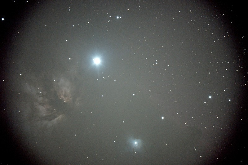 Flame Nebula Near the Horsehead in Orion by Andy F - Nebulae