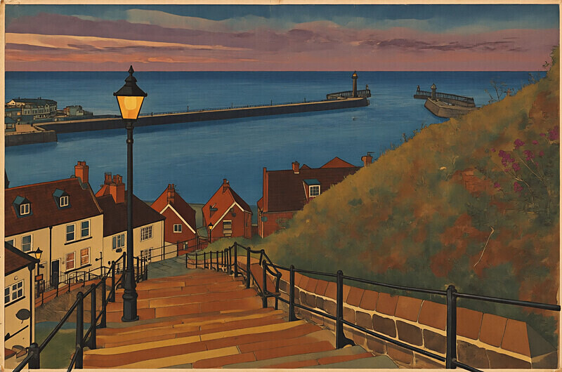 Whitby 199 Steps - Yorkshire