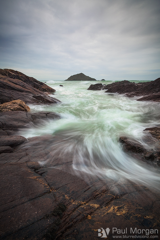 Mewstone Breakers - Landscape (Vertical)