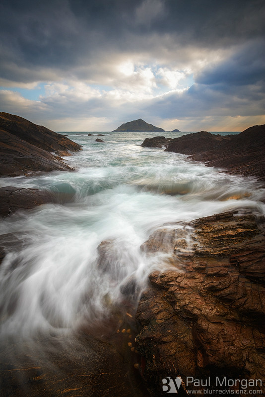 Mewstone Mist - Landscape (Vertical)
