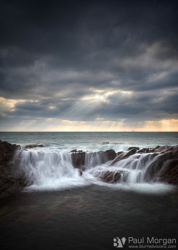Spotlights On The Curtains - Landscape (Vertical)