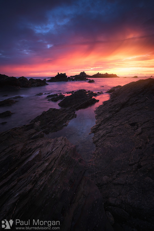 Down on the Rocks - Landscape (Vertical)