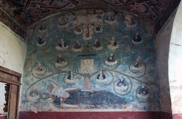 Portería mural, Augustinian lineage - San Mateo