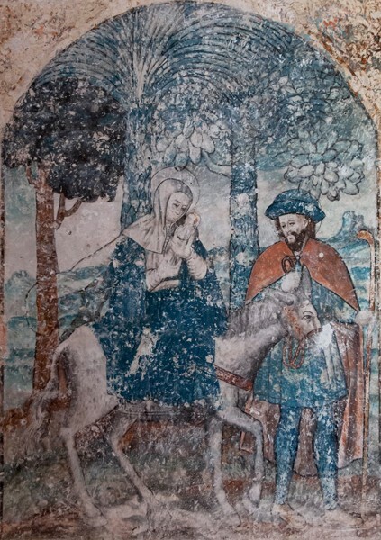 Flight into Egypt - Cloister murals