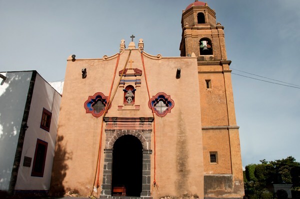 Santa María de La Visitación, façade & bell-tower - Tepepan