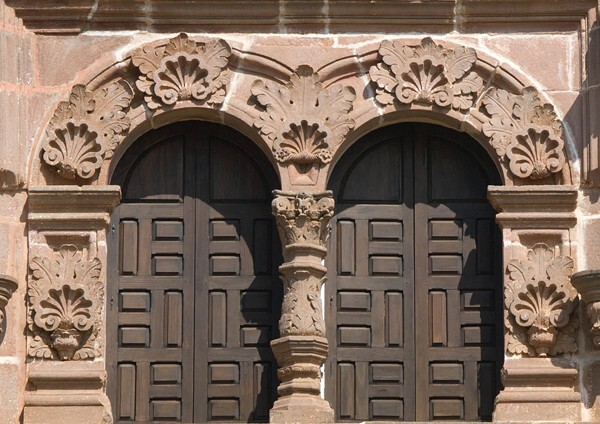 15_Tzintzuntzan, Michoacán, San Francisco, façade, ajimez - San Francisco