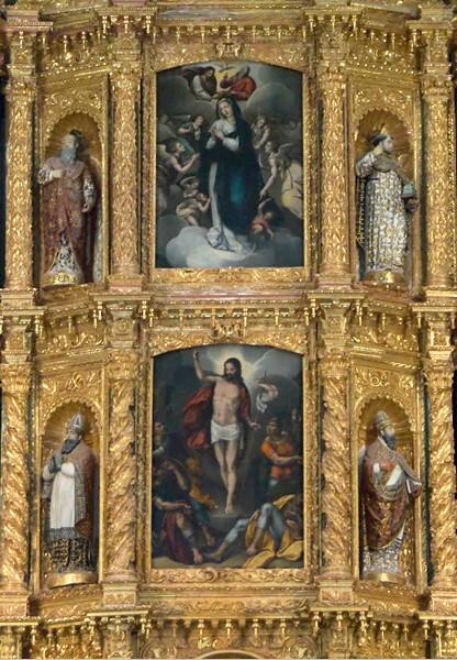 Third & fourth tiers - High Altar & Chancel Arch