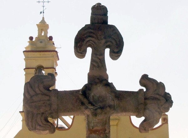 San Lorenzo, atrial cross, front crossing - Huipulco