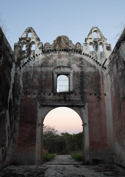 Hacienda chapel, nave - Blanca Flor, Campeche
