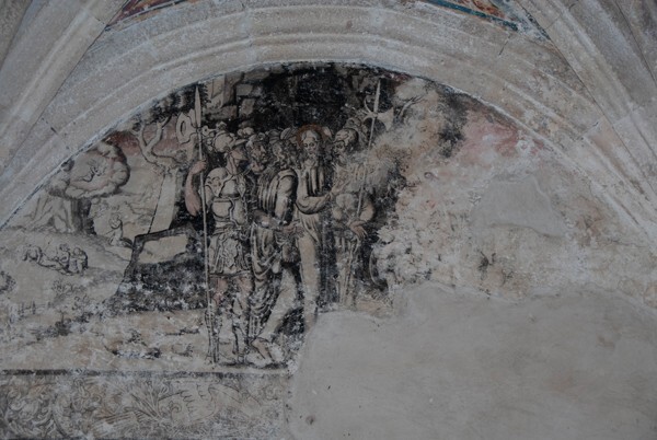 Testera lunette mural - Upper cloister walk