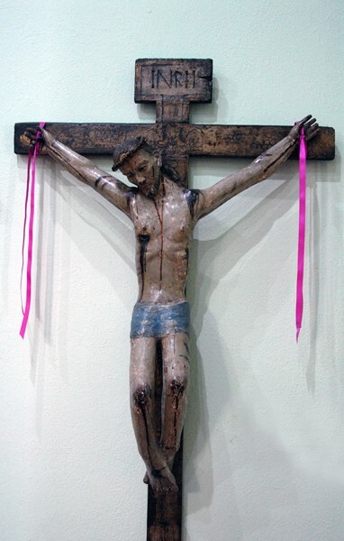 Museo de Arte Colonial, Christ Crucified, polychromed wood - Morelia, Michoacán