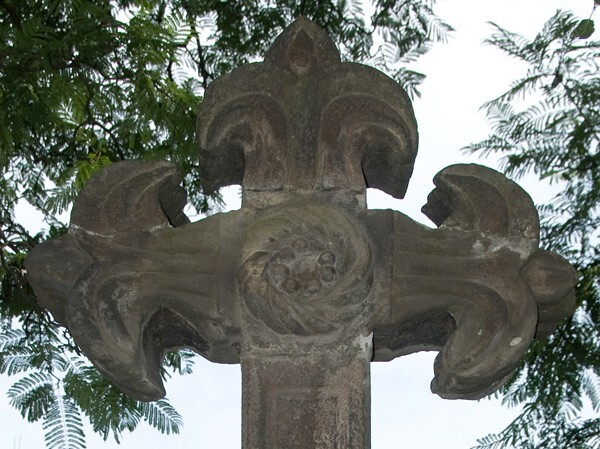 San Pedro de Verona, atrial cross, front crossing - San Pedro Martír, México