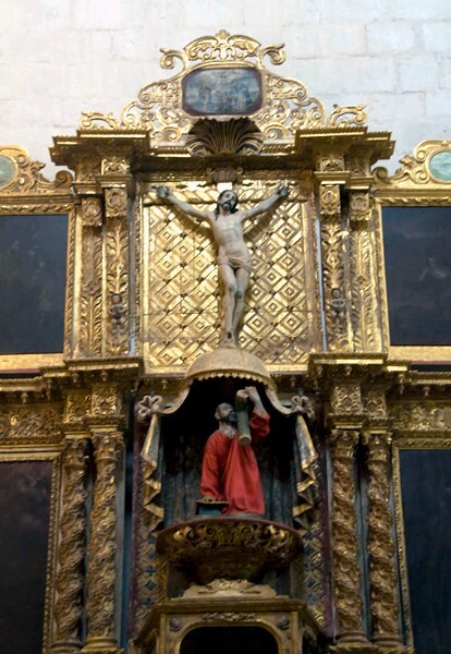 Santo Domingo, nave La Pasión altar, Via Crucis & Crucifixion - Yanhuitlán, Oaxaca