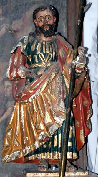 San Juan Bautista, nave sculpture, St. James the Greater - San Juan Teposcolula, Oaxaca