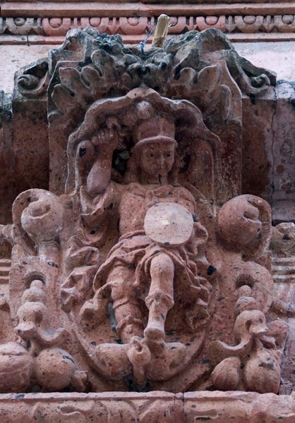 La Tercera Orden, main portal relief, St. Michael Archangel - Salvatierra, Guanajuato