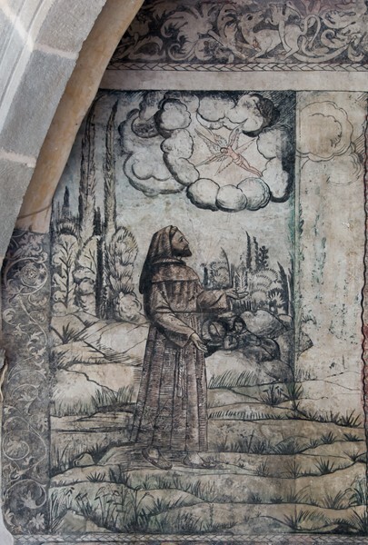 Capilla abierta, Seraphic Vision (left) - San Miguel Arcángel