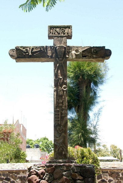 Nuestra Señora de Loreto, atrial cross, front - Zumpango, México