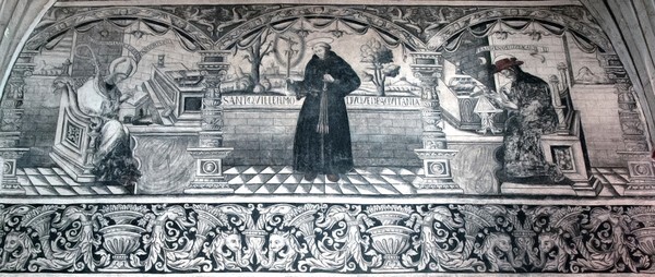 Top tier mural - North wall murals