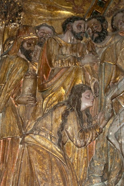 Deposition, detail - El Calvario