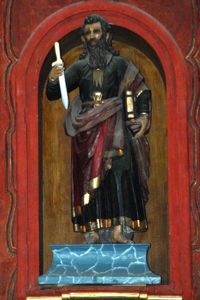 San Francisco de Asís, high altar, St. Peter - Hecelchakán, Campeche