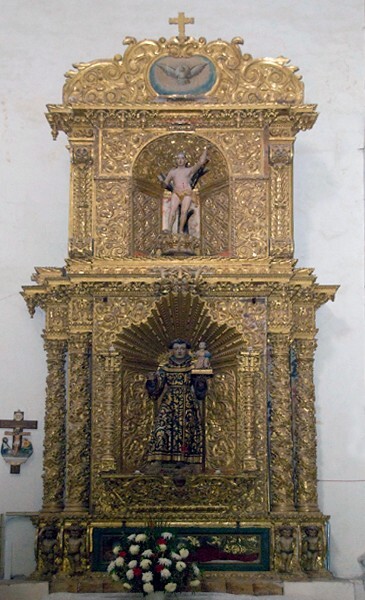 Nave altar to St. Anthony of Padua - San Pedro y San Pablo